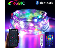 Світлодіодна стрічка 10м Biom RGB 3939BT керування телефоном + Пульт