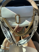 Жіноча сумка Marc Jacobs The J Marc Shoulder Bag біла DN096