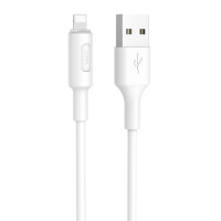 Кабель заряджання Apple Hoco X25 Soarer Lightning Cable (1m) Білий - купити в SmartEra.ua