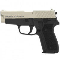 Пистолет сигнальный, стартовый Retay P228 Baron HK (9мм, 15 зарядов), сатин/черный