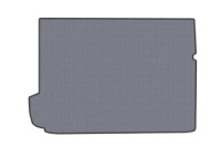 Резиновый коврик в багажник (для Grand, Серый) для Citroen C-4 Picasso 2013-2022 гг