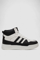 Кросівки жіночі зимові на хутрі, колір біло-чорний, 248RAD400