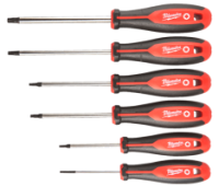 Набір викруток магнітних з тригранною рукояткою MILWAUKEE TORX (6шт)