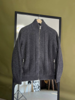 Куртка Brunello Cucinelli класична сірого кольору v106