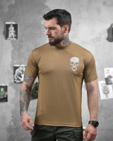 Тактична водовідвідна футболка NECRON дівчина кайот ДЛ6359