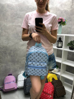 Блакитний — молодіжний рюкзак, добре тримає форму (1514-11)