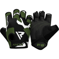 Рукавички для фітнесу RDX F6 Sumblimation Black/Green L