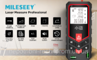 MILESEEY K1 Лазерна рулетка далекомір 50 м Подвійний горизонтальний бульбашковий лазерний далекомір  Далекоміром робити виміри наб