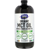 Органічна Олія МСТ, Organic MCT Oil, Now Foods, 946 мл