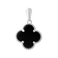 Серебряная подвеска CatalogSilver с ониксом (2175933)
