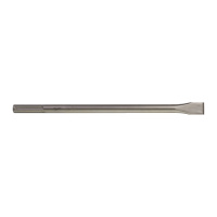Долото пласке SDS-MAX MILWAUKEE, 400х50мм, (5шт) картонна коробка