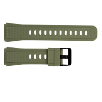Ремінець для смарт годинника Modfit Shockwave Army Green силіконовий, довжина 21 см