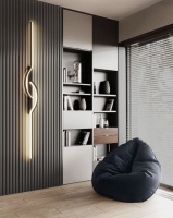 Бра LED 27530 Черный 6х15х100 см.