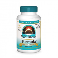 Комплекс лечебных трав, Wellness Formula, Source Naturals, 90 таблеток