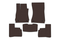 Резиновые коврики Carsuit в салон (Long, Коричневый) для Mercedes S-сlass W221 2005-2013 гг
