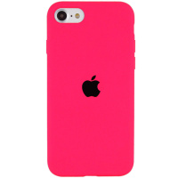 Чохол Silicone Case Full Protective (AA) для iPhone SE 2 / 3 (2020 / 2022) / iPhone 8 / iPhone 7, Рожевий / Barbie pink - купити в SmartEra.ua