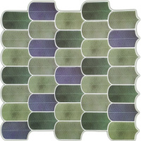 Самоклеюча поліуретанова плитка сіро-фіолетова мозаїка 305х305х1мм
