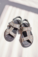 Чоловічі сандалі шкіра натуральна коричневі 7mag-01