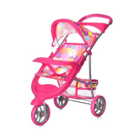 Коляска для ляльок Melogo 9614 (pink/multicolor)