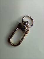 Карабин. Размер -34мм. Цвет - золото. Цена указана за 1 шт.