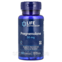 Прегненолон, 50 мг, Pregnenolone, Life Extension, 100 капсул