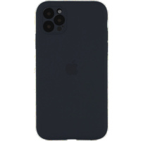 Чохол Silicone Case Full Camera Protective (AA) для Apple iPhone 13 Pro (6.1«), Сірий / Dark Gray - купити в SmartEra.ua