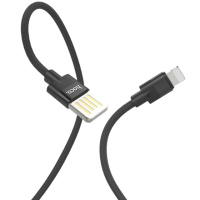 Кабель Айфона Hoco U55 Outstanding Lightning Cable (1.2m), Чорний - купити в SmartEra.ua