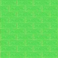 3D панель самоклеющаяся 700x770x3мм кирпич Зеленый (013-3) SW-00000639
