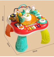 Дитячий розвивальний столик, музика, звук, пальчиковий лабіринт, тріскачка, піаніно, дзеркальце.