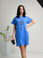 Літня сукня міні з принтом «Glide» оптом та по дропшипінгу | Норма і батал Джинс, 42-44