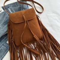 Жіноча стильна сумка з бахромою 79333C