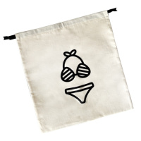 Мешок хлопковый ORGANIZE  для вещей 30х35 см Beach (светлый)