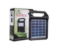 Фонарь-Power Bank-радио-блютуз (2400mAh) с солнечной панелью (EP-036)