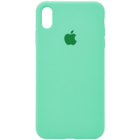 Чохол Silicone Case Full Protective (AA) для Apple iPhone XS Max (6.5«), Зелений / Spearmint - купити в SmartEra.ua