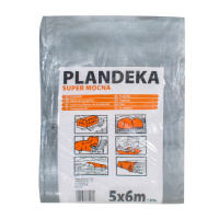 Тент 160г/м2  5мх6м  полипропиленовый  «PLANDEKA» тент садовый