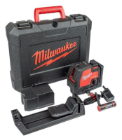 Нівелір лінійний лазерний акумуляторний MILWAUKEE, L4 CLLP-301C (зарядний пристрій micro-USB,1 акумулятор L4 3Аг, кейс)