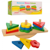 Деревянная игрушка Геометрика животные MD-2317 12 предметов