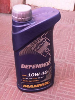 Олія 4T, 1л (SAE 10W-40, Defender) MANNOL VDKI