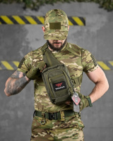 Нагрудна сумка Yakeda oliva ДЛ6251