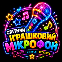Світний іграшковий мікрофон