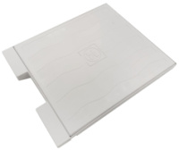 Заповнювана кришка з плиткою та защіпкою для скімера Hayward X-Pro 600, біла