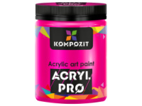 Фарба художня Серія «Флуоресцентна» Acryl PRO ART Kompozit 430 мл, 554 флуоресцентний рожевий