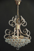 Хрустальная люстра SVLIGHT шестиламповая A5924/6 золото+белый