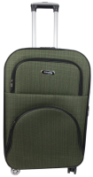 Тканева середня валіза колесах 67L Gedox хакі