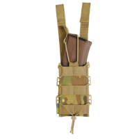 Жесткий усиленный тактический подсумок KIBORG GU Single Mag Pouch Multicam