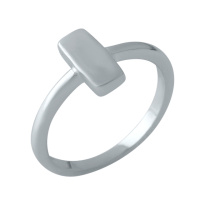 Серебряное кольцо CatalogSilver с без камней, вес изделия 1,77 гр (2002215) 15.5 размер