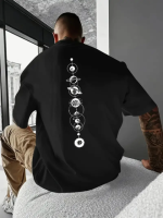 Футболка чорна з ДТФ принтом | 57-156