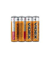 Батарейки Videx - Super Heavy Duty AA R6, 1.5V, 4/60/1200 шт.