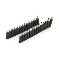 Набор переходников 28  в 1 (7,9х5,5; 7,4х5,0; 6,5х4,4; 6,3х3,0; 5,5х3,0; 5,5х2,5; 5,5х2,1; 5,5х1,7; 4,8х1,7; 3PIN DELL)