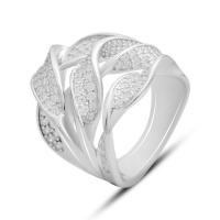 Серебряное кольцо CatalogSilver с фианитами, емаллю, вес изделия 9,95 гр (2175254) 18.5 размер